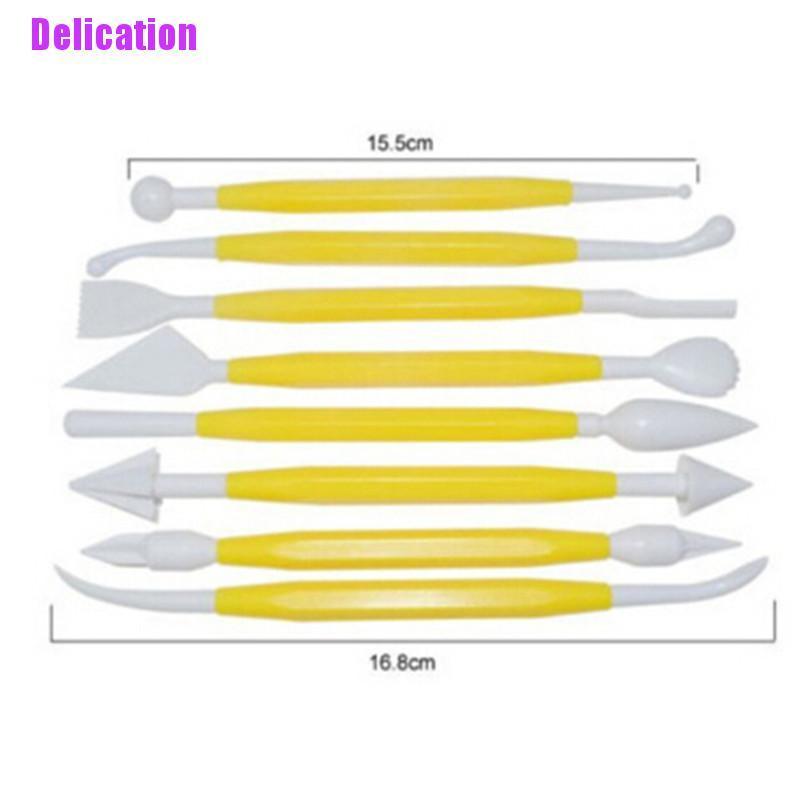 Set 8 dụng cụ tạo hình đất sét nhiều kiểu dáng cho bé