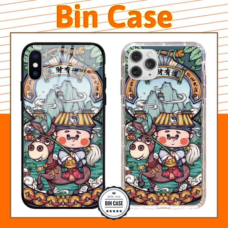🔥Ốp Lưng Hình Họa Đẹp Thượng Lộ Bình An 🔥Tú Tài Học Giỏi Cute iphone 13 12 11 Pro Max 6s 6 7 8 Plus X Xr Xs Max DOCLA020
