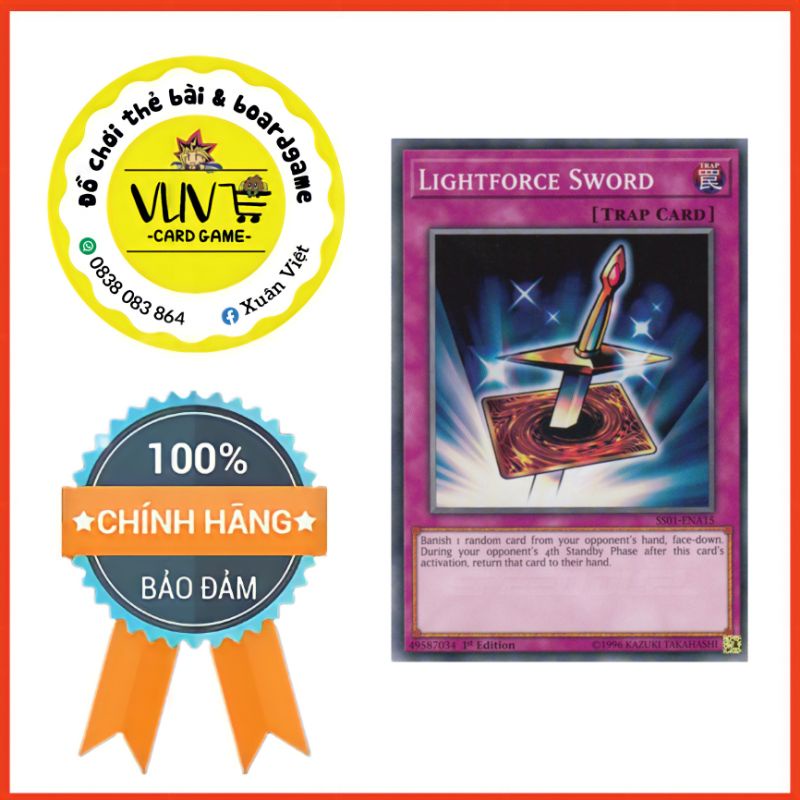 [FREESHIP] thẻ bài yugioh LIGHTFORCE SWORD