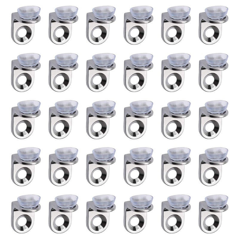 Set 30 giá đỡ kệ kính có tấm hít cho tủ bếp