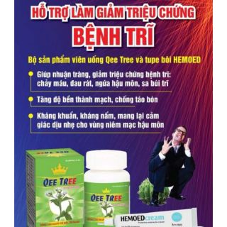 Hỗ trợ điều trị bệnh trĩ - combo 5 hộp qee tree Kingphar