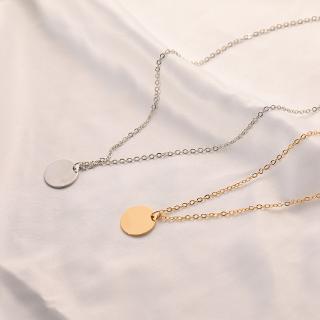 Dây Chuyền Nữ Trang Mặt Tròn Mỏng Phong Cách Cổ Điển Dành Cho Bạn Nữ