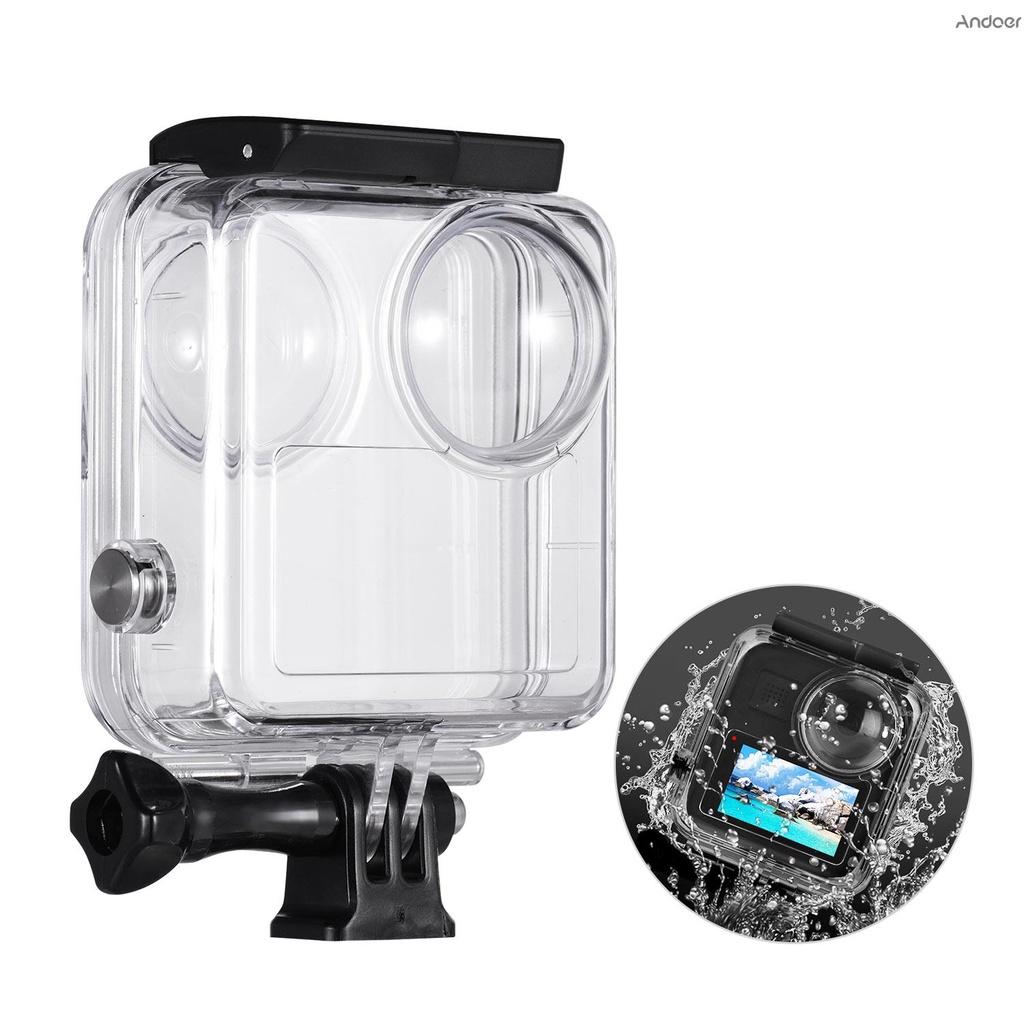 Vỏ Bảo Vệ Trong Suốt Chống Thấm Nước 40m Cho Camera Hành Trình Gopro Max | BigBuy360 - bigbuy360.vn