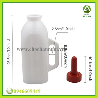 Bình cho bê bú 2l - bình bú sữa cho bê, dê,...
