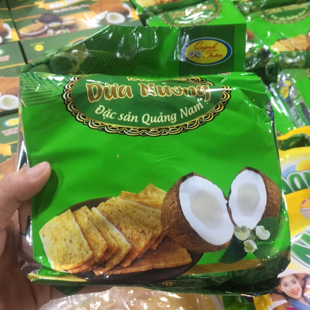 Bánh dừa nướng Quỳnh Trân loại 200g