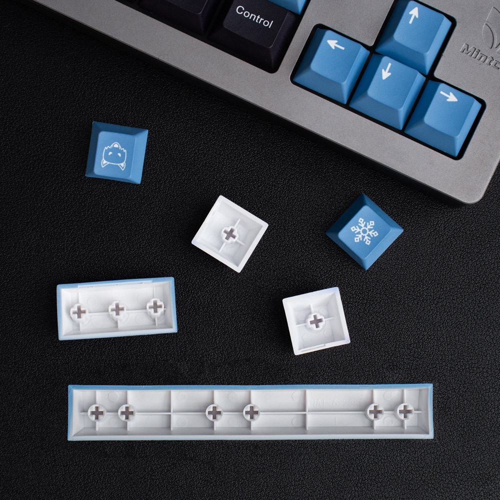 Bộ 130 Nút Bàn Phím Hình Tròn Nhiều Màu Sắc Cho Bàn Phím Cơ RK61 RK71