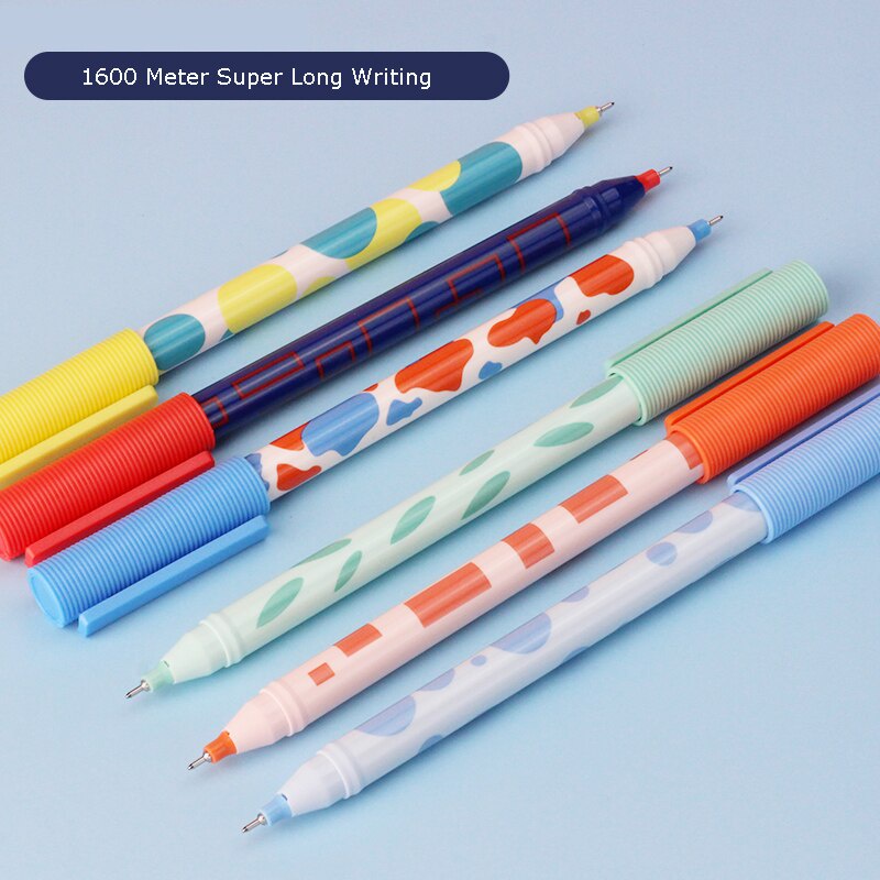 Bộ 3 bút gel ngòi 0.5mm cỡ lớn nhanh khô tiện lợi