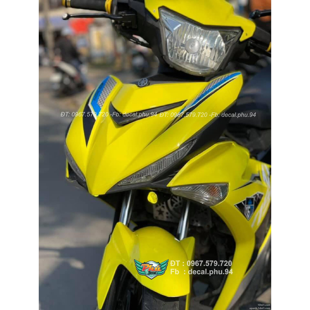 Tem Rời Exciter 150 Vàng đen (J)