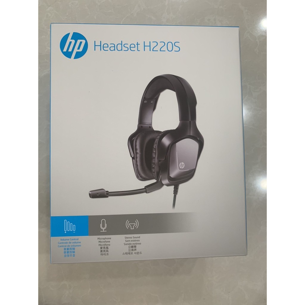 [Mã 157ELSALE hoàn 7% đơn 300K] Tai nghe máy tính HP H 220S màu đen