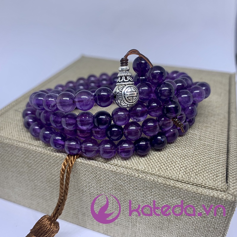 DTG140 Vòng T.A tím size 6li/8li/10li ( Hàng trong , tím đậm )