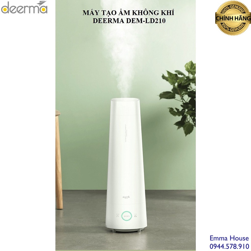 Máy tạo ẩm siêu âm cao cấp Deerma LD210 / LD612 (Kèm Remote) BẢO HÀNH06 Tháng