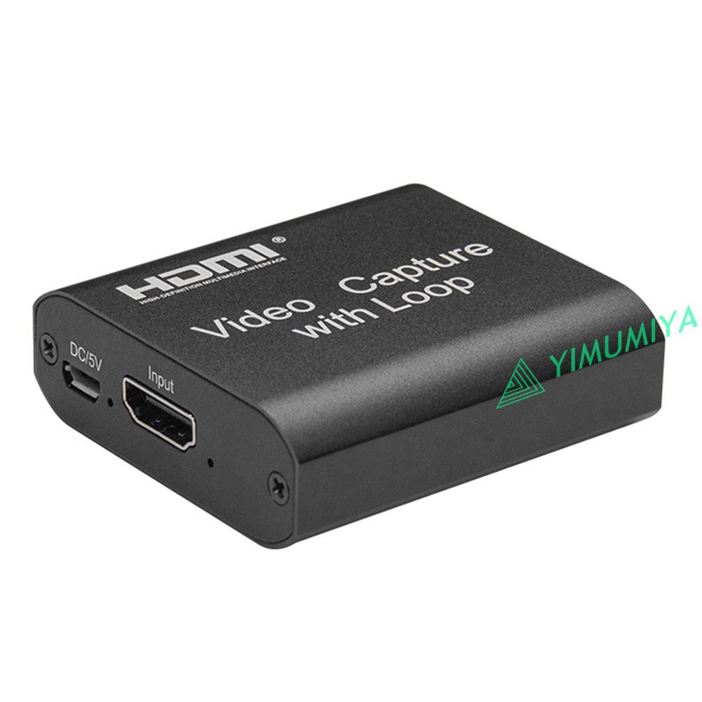 Card Ghi Hình Yi 1080p 4k Hdmi-Comp Cho Đầu Thu Usb 2.0