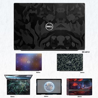Skin dán Laptop Dell in hình Shadow Black Camo - 3M1080-SB12 (inbox mã máy cho Shop)