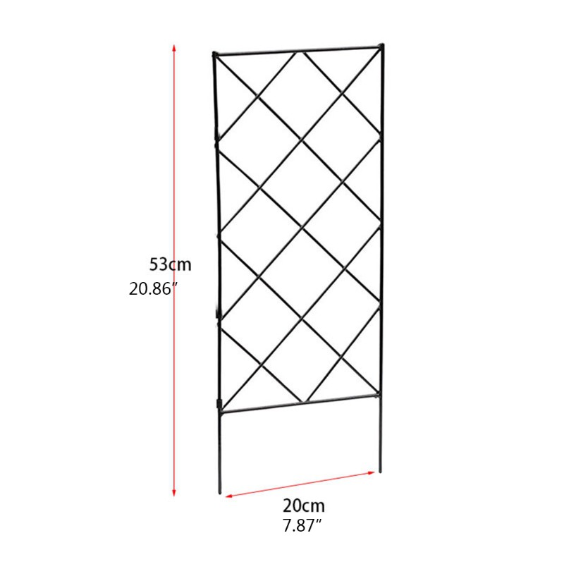 Khung Lưới Bằng Kim Loại Màu Đen Dùng Trồng Cây Dây Leo Trang Trí Hàng Rào