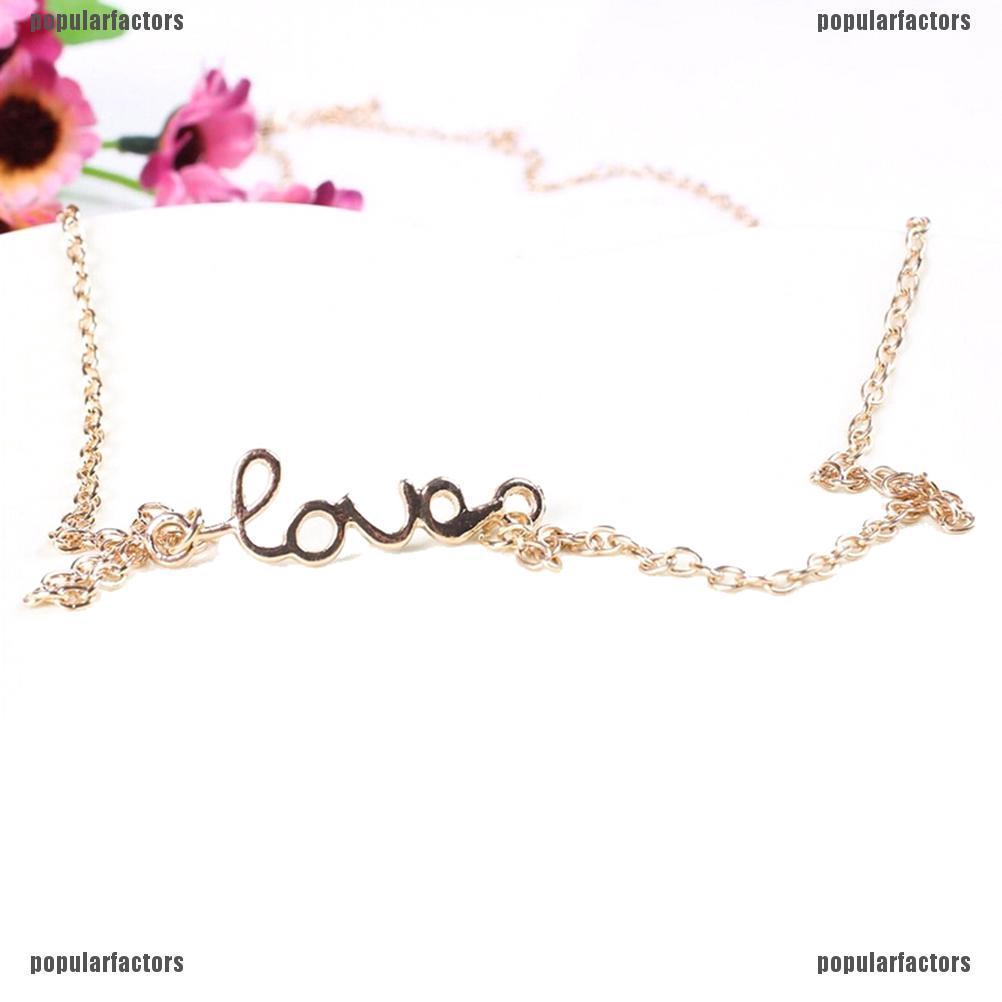 Dây Đeo Hông Mạ Vàng 18k In Chữ LOVE Độc Đáo