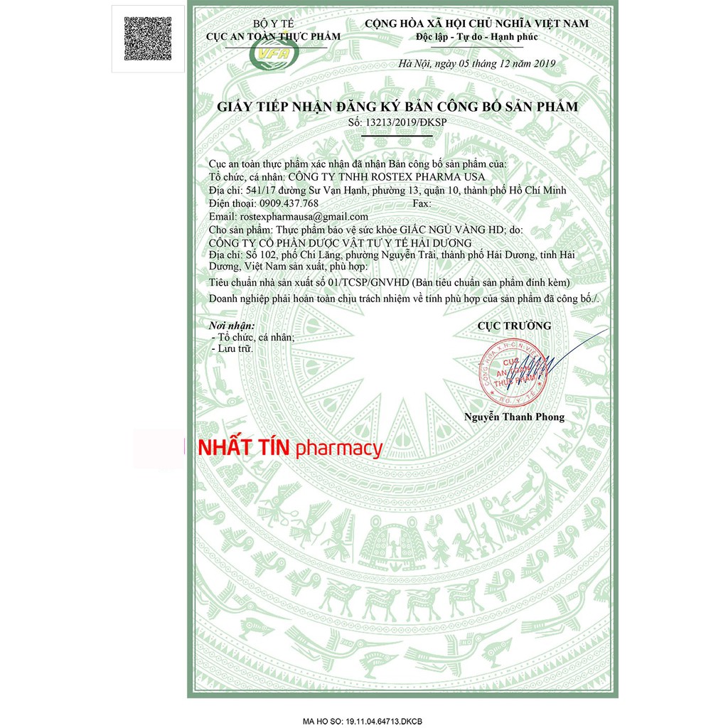 Viên uống ngủ ngon Giấc Ngủ Vàng dưỡng tâm an thần, giảm stress mất ngủ - Hộp 30 viên [Giấc Ngủ Vàng Hồng]