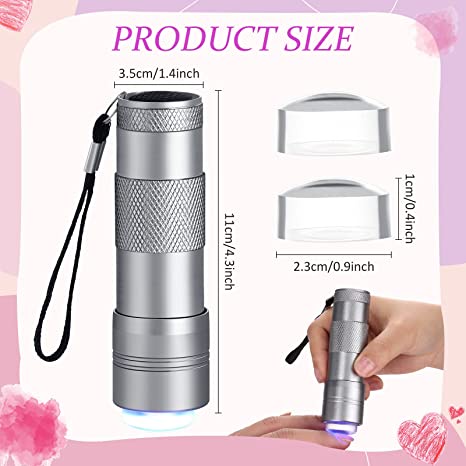 Máy Sấy Khô Móng Tay Bằng Silicone Chuyên Nghiệp Có Đèn LED UV Cầm Tay Tiện Dụng