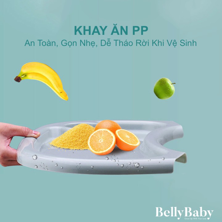 Ghế Ăn Dặm Umoo- BellyBaby Hàn Quốc Cao Cấp Cho Bé Beautiful