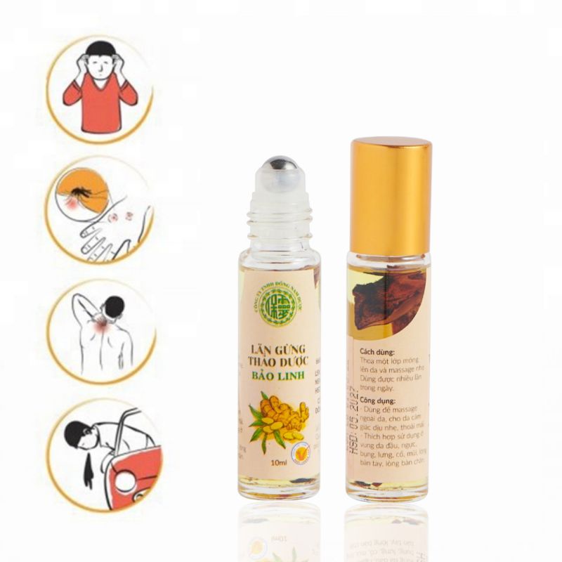 Dầu Lăn Thảo Dược Bảo Linh 10ml