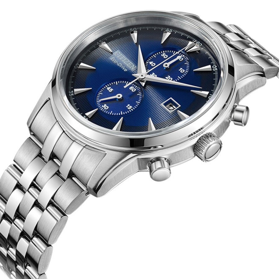 Đồng Hồ Nam Citizen Dây Thép Không Gỉ CA7001-87L - Mặt Xanh