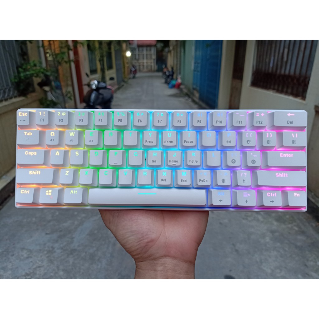 Bàn phím cơ Edra EK361w RGB Bluetooth