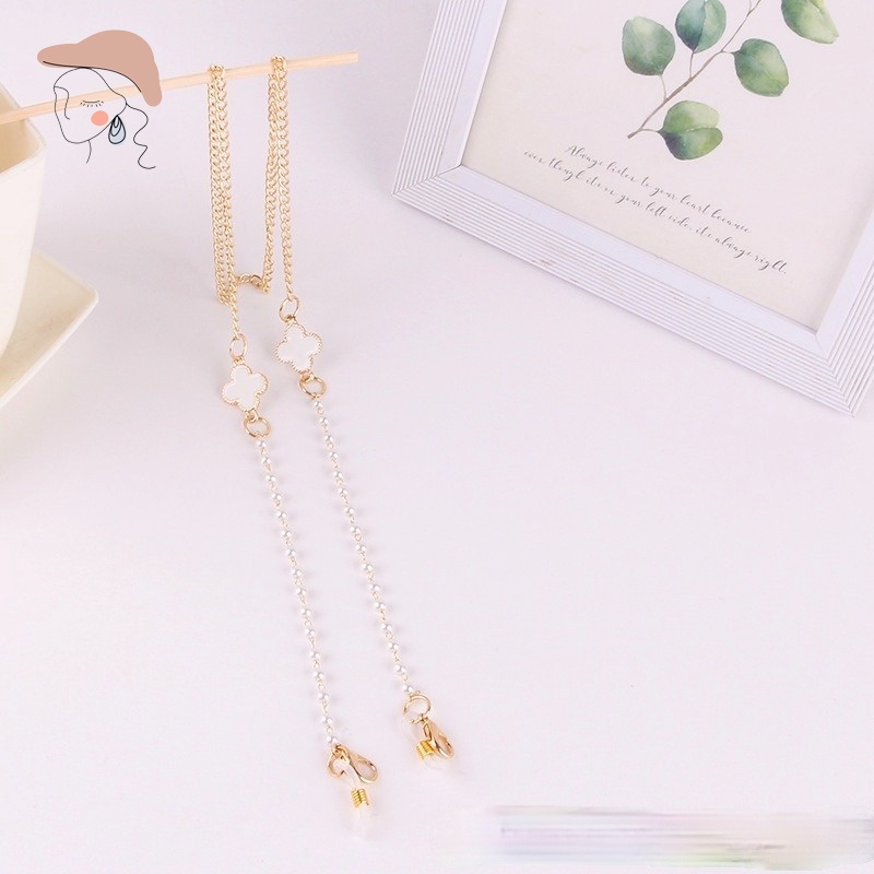 Dây Đeo Mắt Kính Dạng Chuỗi Hạt Chống Mất Phong Cách Hàn Quốc