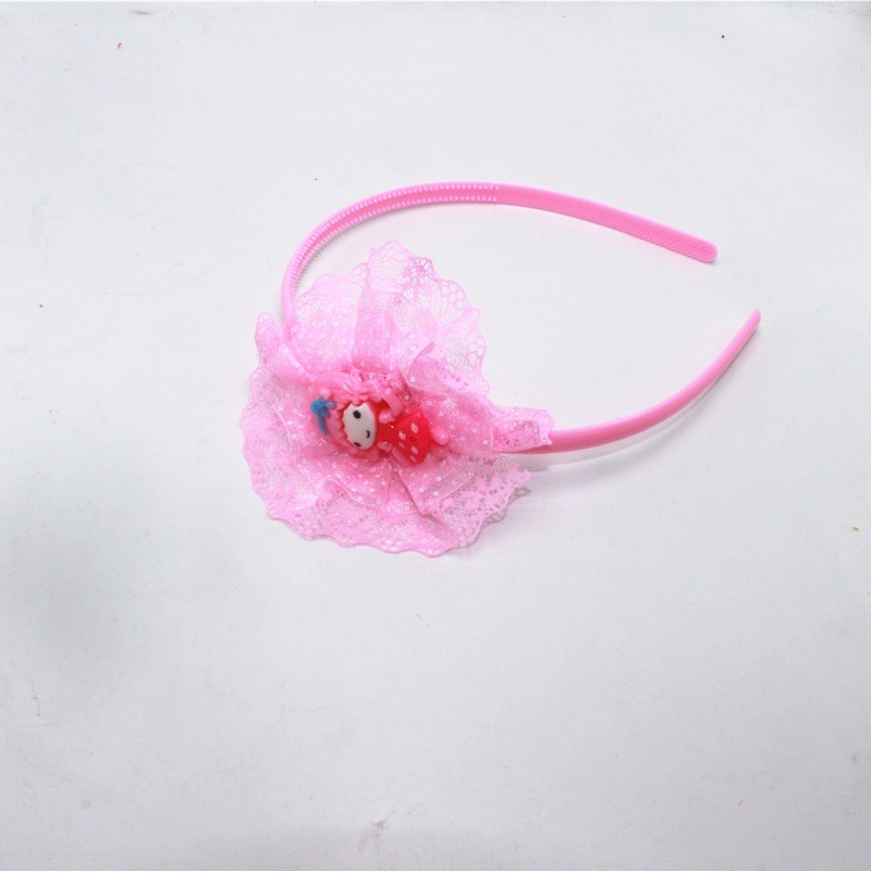 Cài tóc ren hoa hình ngộ nghĩnh cho bé