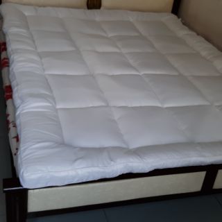 Sale shock Topper tấm làm mềm nệm  trắng 1m4*6cm