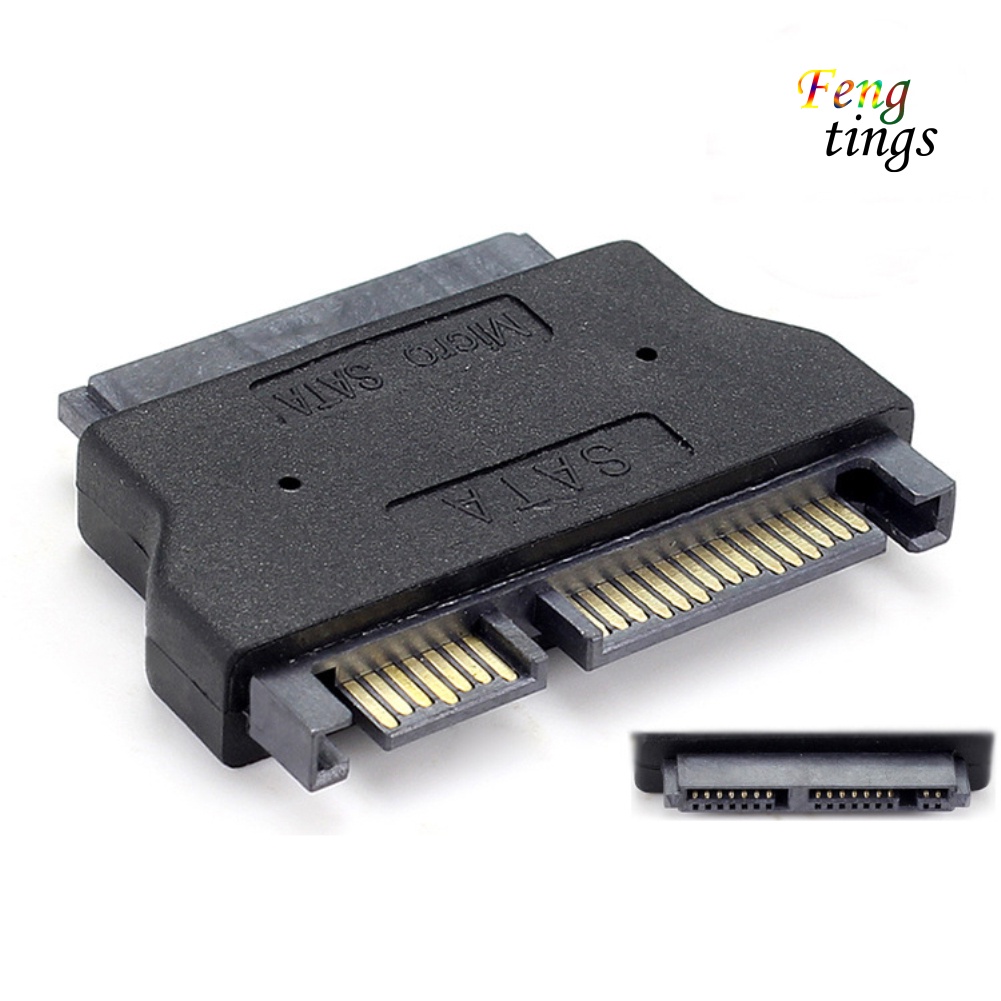 Bộ chuyển đổi SATA 22 Pin Female sang 1.8inch Micro SATA 16 Pin Male 3.3V