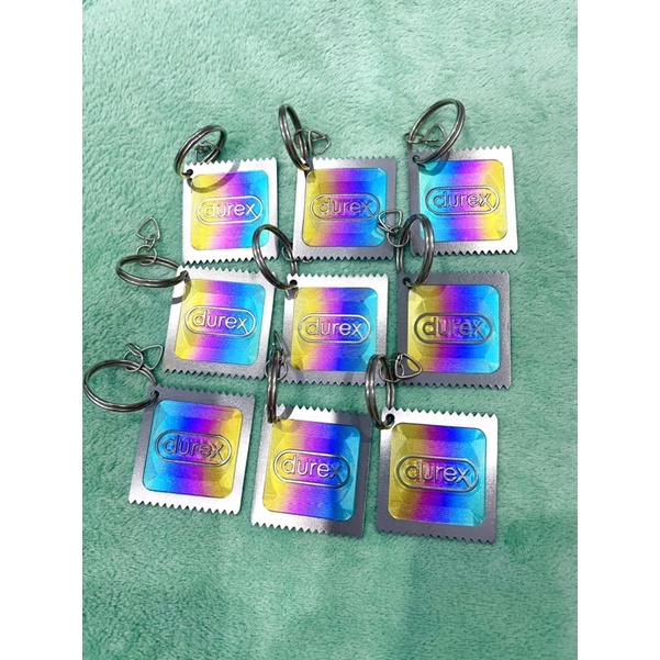 Tem titan móc khoá đurex