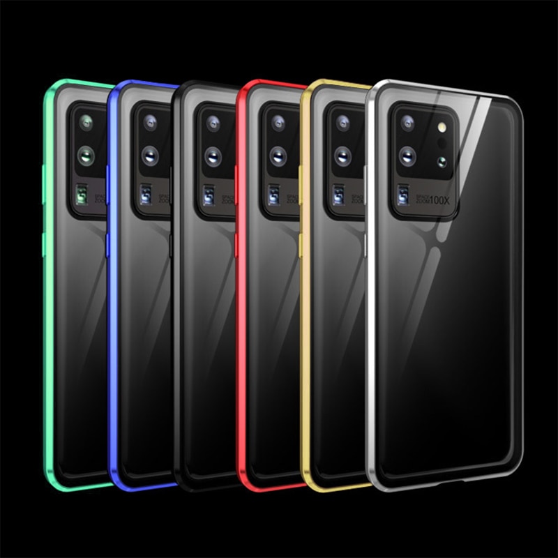 Ốp Điện Thoại Kính Cường Lực Topewon Hít Nam Châm Bảo Vệ Toàn Diện Cho Samsung Galaxy S21 Ultra Plus Note 20