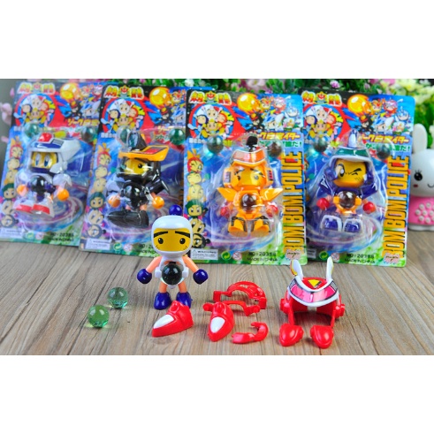 Đồ Chơi Robot Bắn Bi, Chiến Binh Vũ Trụ Bắn Bi, Bom Bom Police 02128