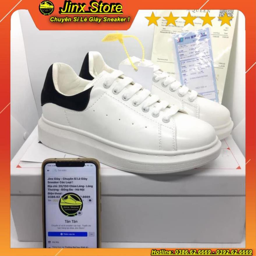[ FREE SHIP ] giày thể thao, giày sneaker MCQ gót đen cao cấp đủ size nam nữ Jinx Store