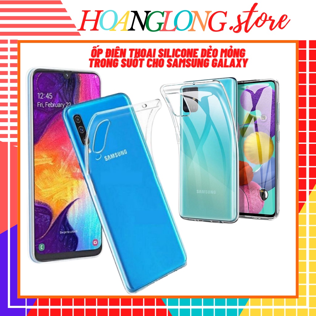 Ốp Lưng samsung Dẻo Trong Suốt Cho a10/a20/a30/a40/a50/a70/a80/a90/a10s/a20s/a30s/a40s/a50s/a70s/m10/m20/m30