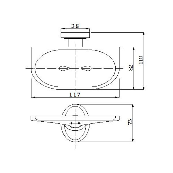 Kệ xà bông BAO inox304, M2-2006, kệ chén xà bông, bảo hành 05 năm