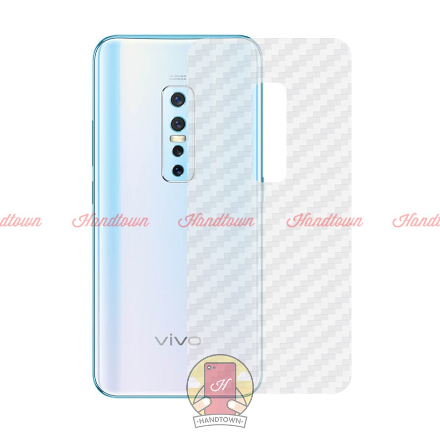 Miếng dán lưng cacbon V17 Pro / Vivo Y3 Standard / Vivo V11 2019 / Vivo V12 / Vivo V15 / Vivo V17