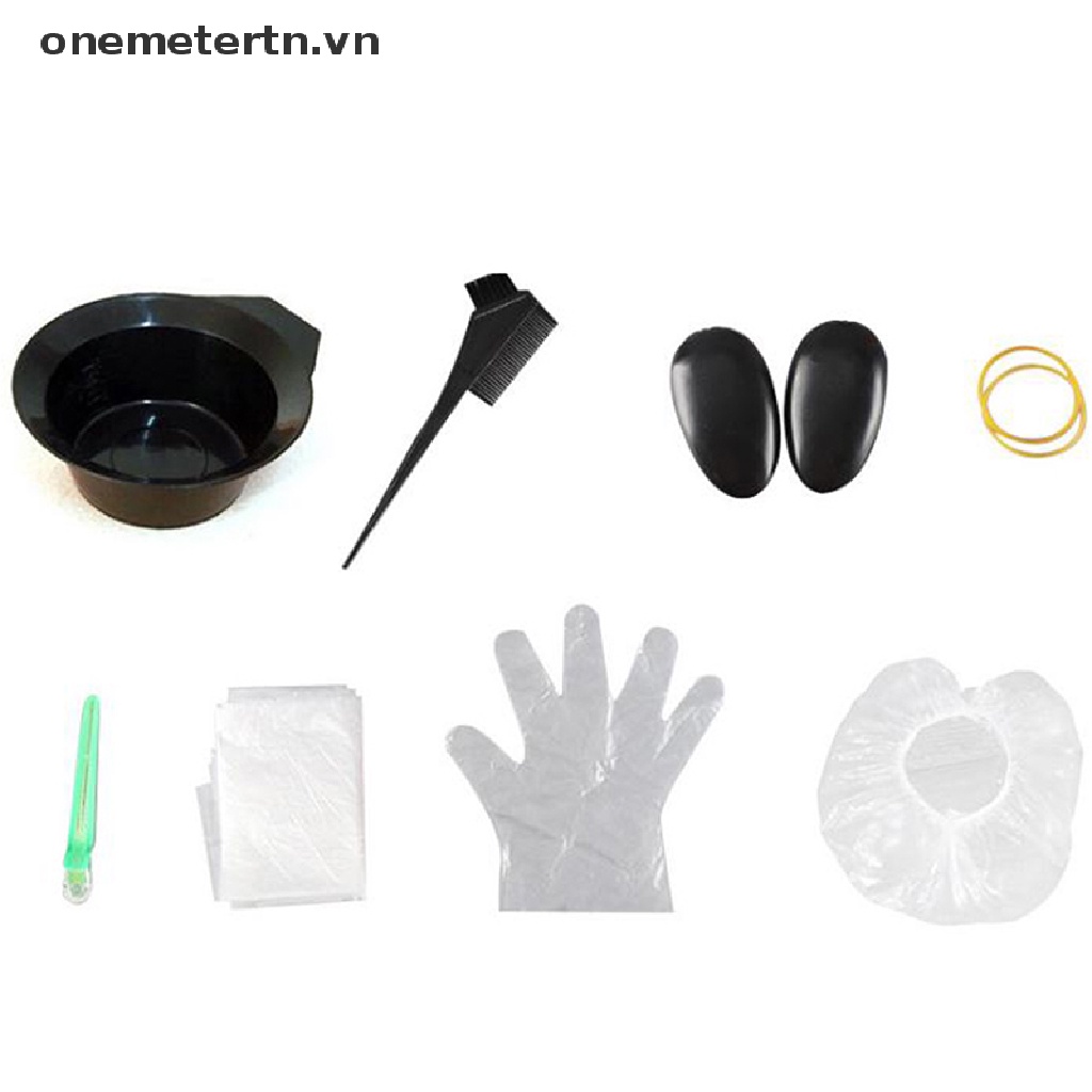 Bộ 8 Dụng Cụ Tô Nhuộm Tóc onemetertn Tiện Dụng