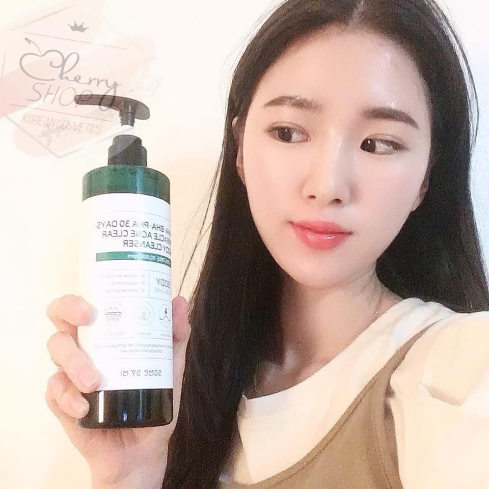 Sữa Tắm Sạch Mụn Lưng Some By Mi AHA-BHA-PHA 30 Days Miracle Acne Clear Body Cleanser 400ml