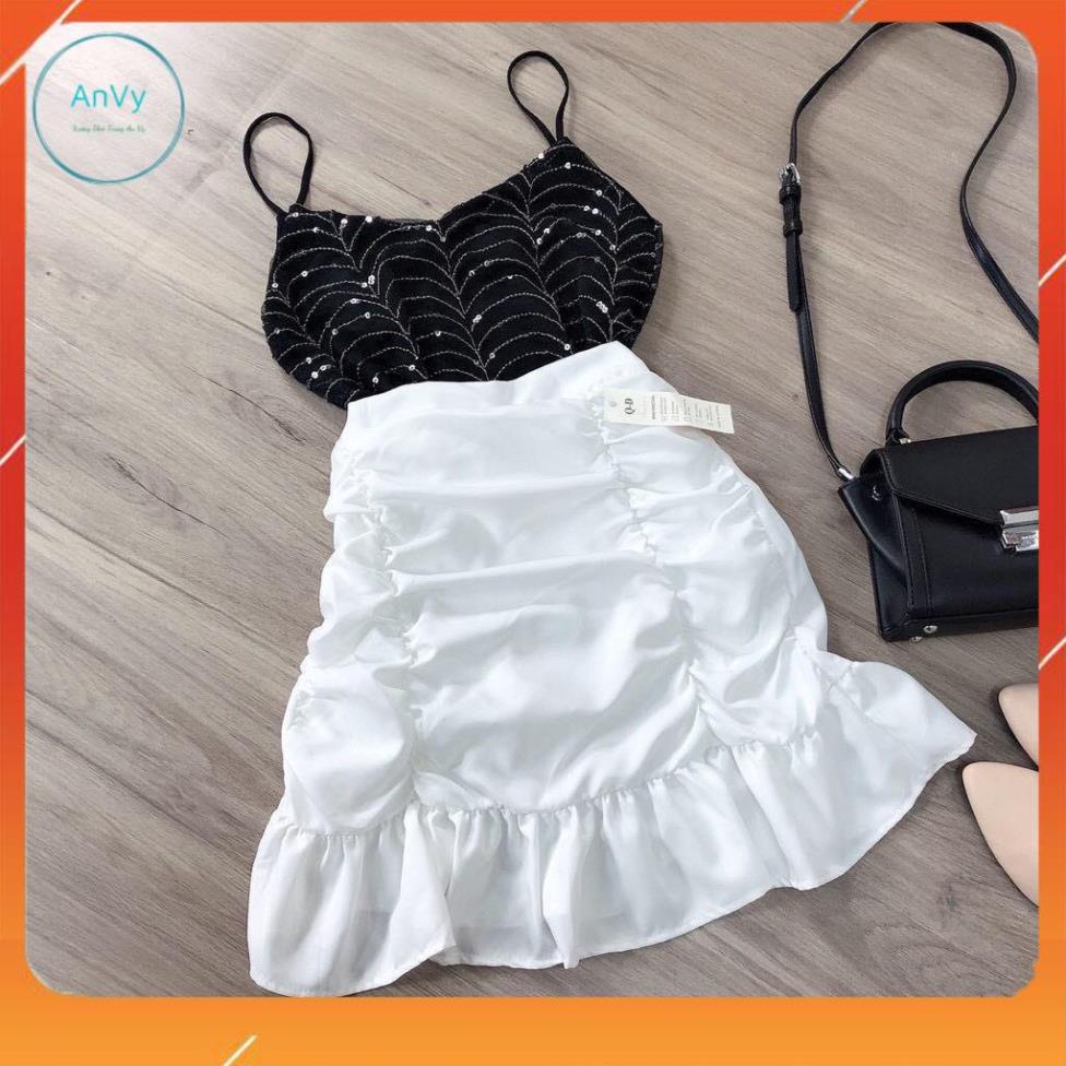 Áo thun nữ, áo trễ vai 1 dây chất liệu cotong sang chảnh 3màu đen, trắng, vàng | BigBuy360 - bigbuy360.vn