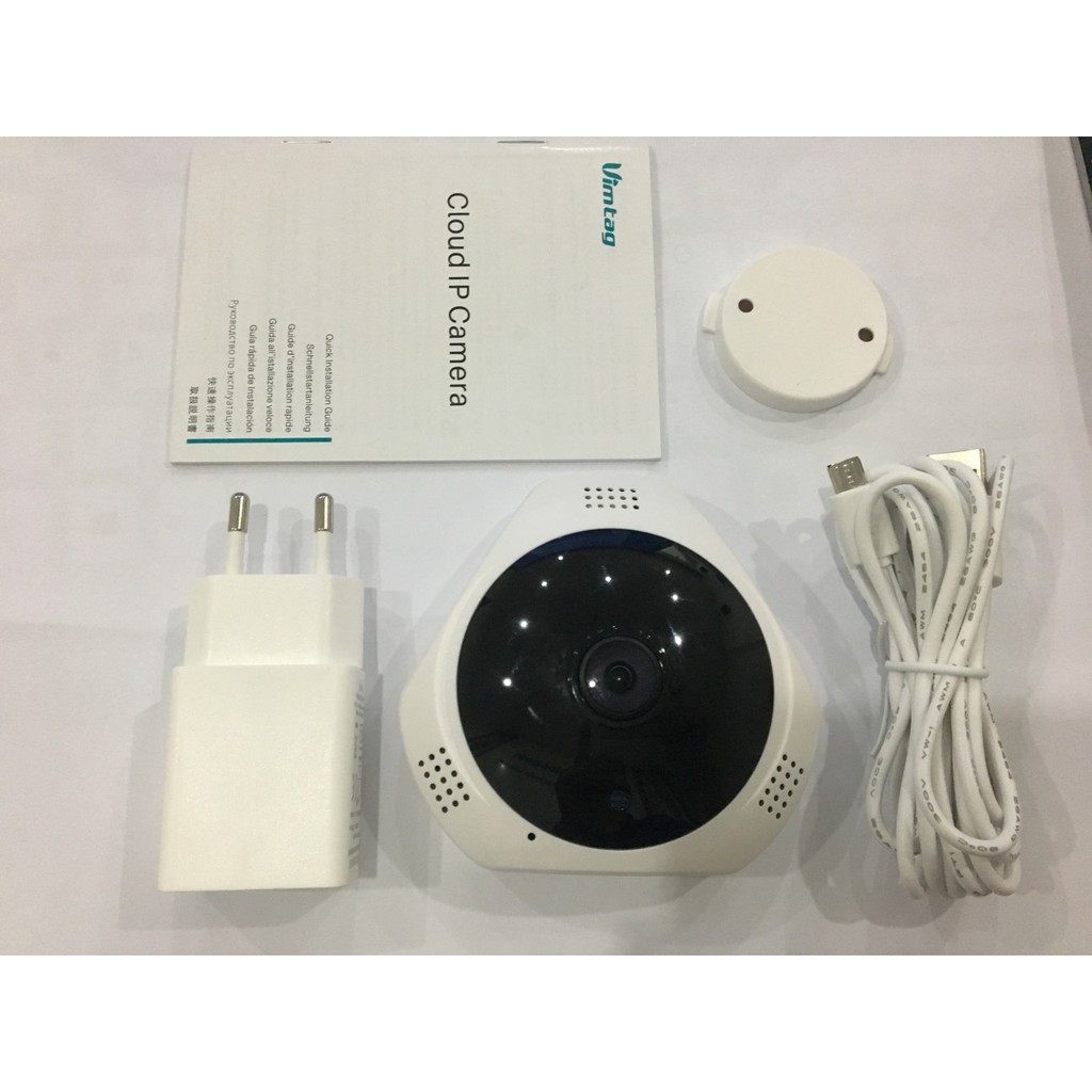 camera wifi yoose ốp trần siêu nhỏ gọn quay toàn cảnh 360 độ KÈM THẺ 64GB - 1080P - xem đêm sắc nét  . | BigBuy360 - bigbuy360.vn