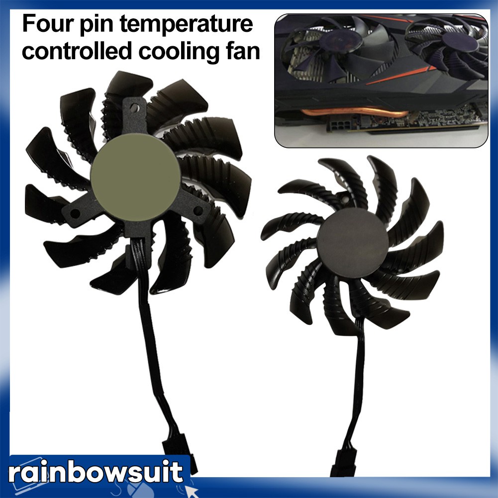 Quạt tản nhiệt 4Pin 75mm chất lượng cao cho card đồ họa 1070 1080