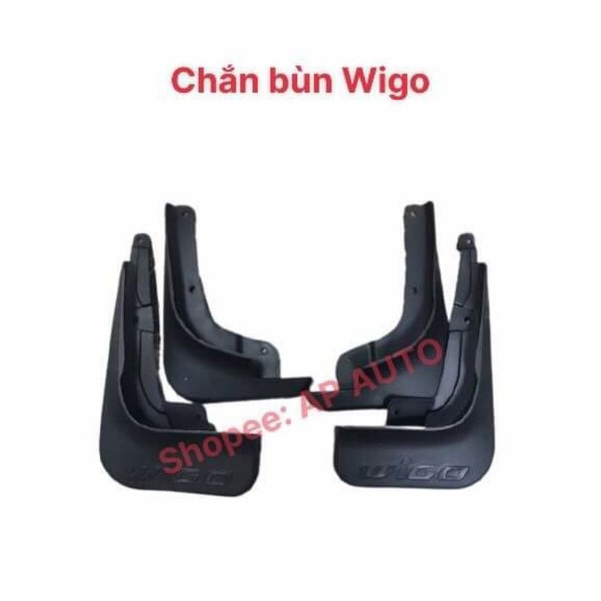 Chắn bùn Toyota Wigo nhựa dẻo ABS cao cấp hàng theo xe có video hướng dẫn lắp