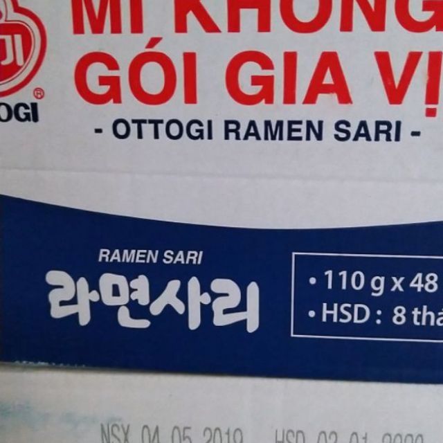 48 Gói mì không gia vị Hàn Quốc 110g