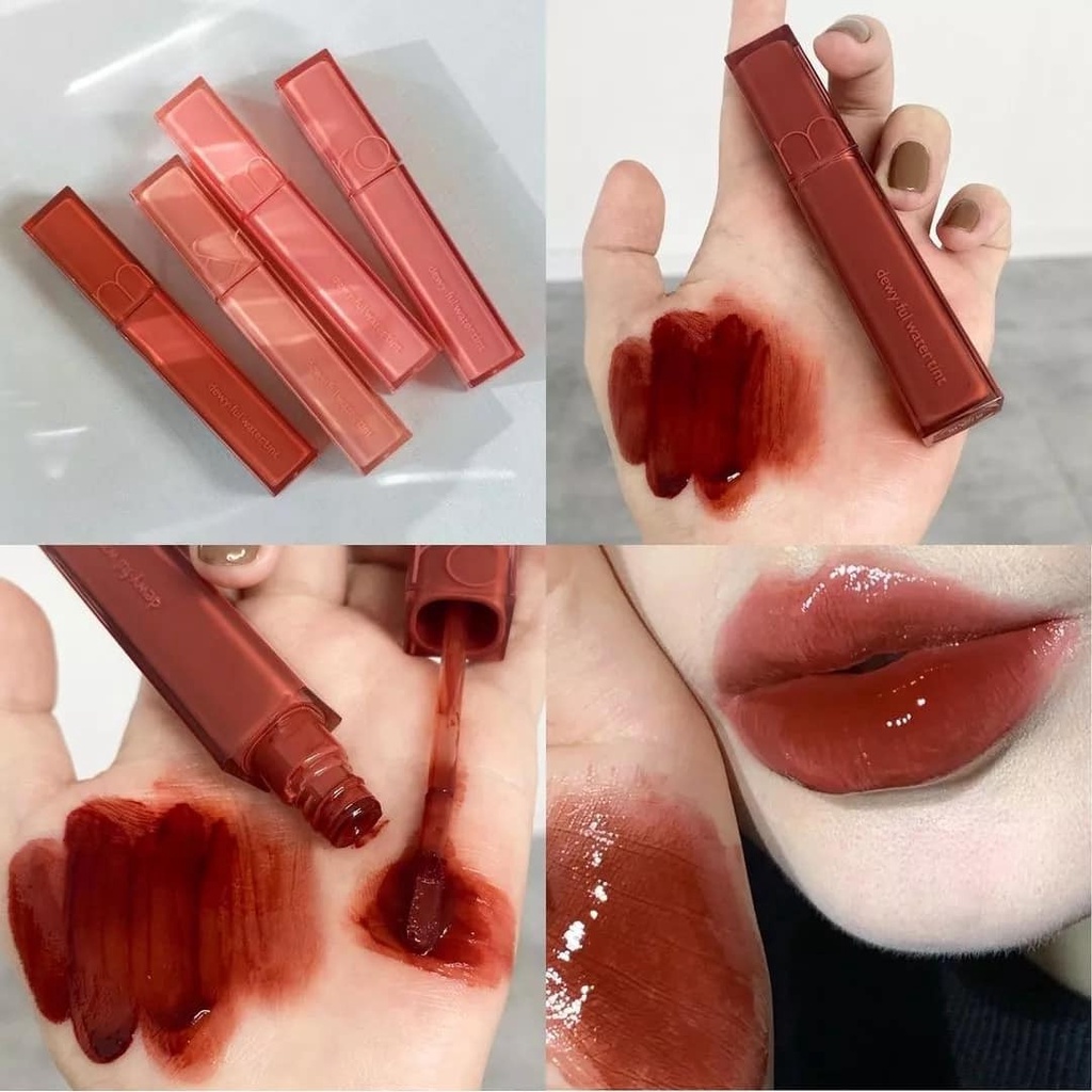 Son Tint Bóng Romand Dewyful Water Tint 5g Siêu Lì Cho Đôi Môi Căng Mọng - Bebeauskinshop