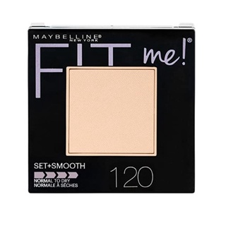 Phấn mịn lì tự nhiên maybelline fit me set + smooth 120