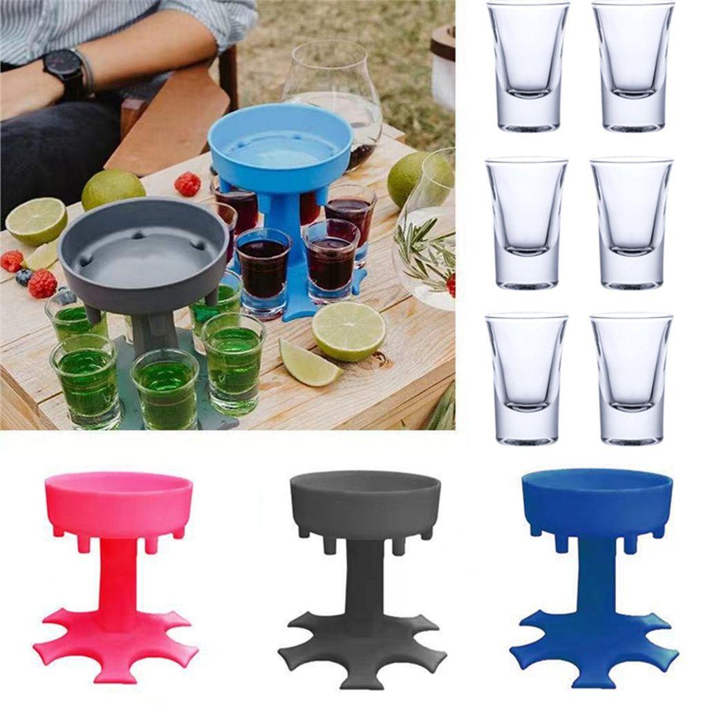 JARRED Phễu Rót Rượu 6 Ống Cho Quán Bar / Nhà Ở / Tiệc Tùng