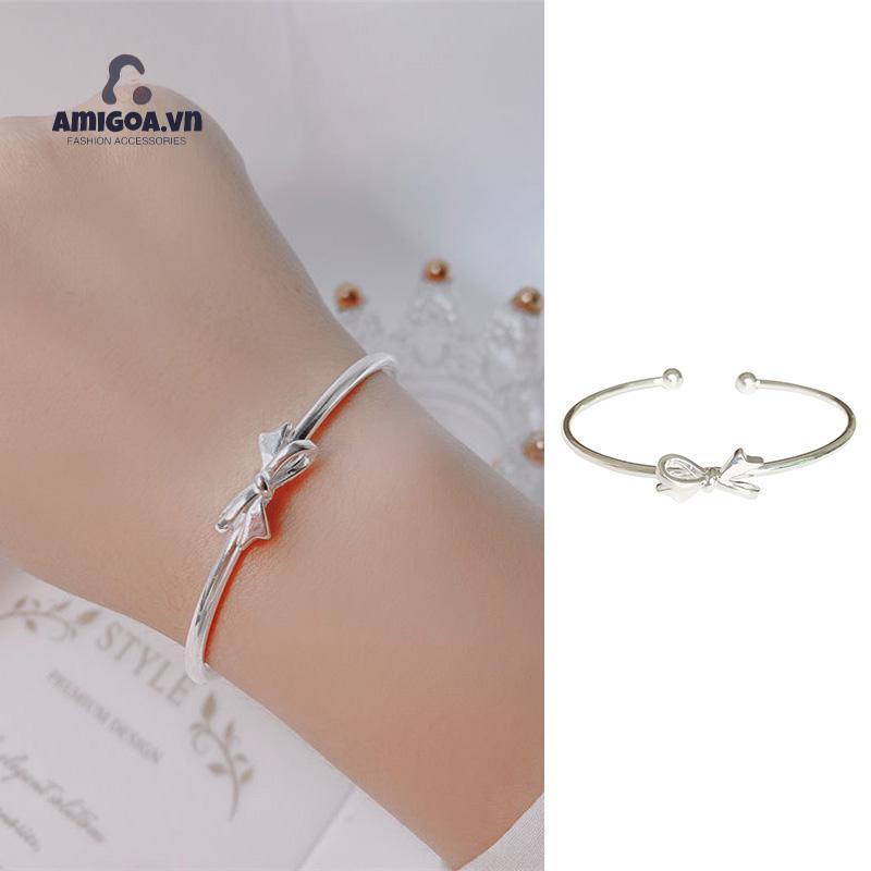 ✨✨Vòng Tay Đính Nơ Cảm Giác Chạm Cao Cấp Thiết Kế Sang Trọng Thời Trang Cho Nữ