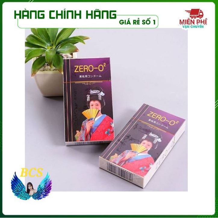 ✔️✔️[HÀNG JAPAN]  Bao cao Zero siêu mỏng hộp 12 cái-BCS Siêu Mỏng Cánh✔️✔️