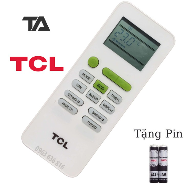 Remote điều khiển điều hòa TCL - Hàng Chính Hãng