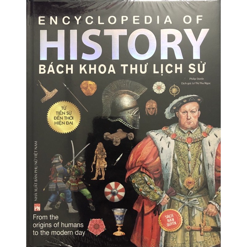 Sách - History Bách khoa thư lịch sử (sách 4 màu bìa cứng)